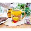Silver Buffalo Disney Winnie the Pooh Honey Pot Sculpted Ceramic Mug | Holds 23 Ounces - 3 of 4