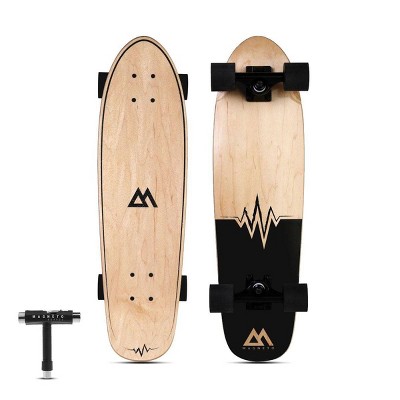 Magneto Boards 27.5" Mini Cruiser Skateboard - Heart Beat