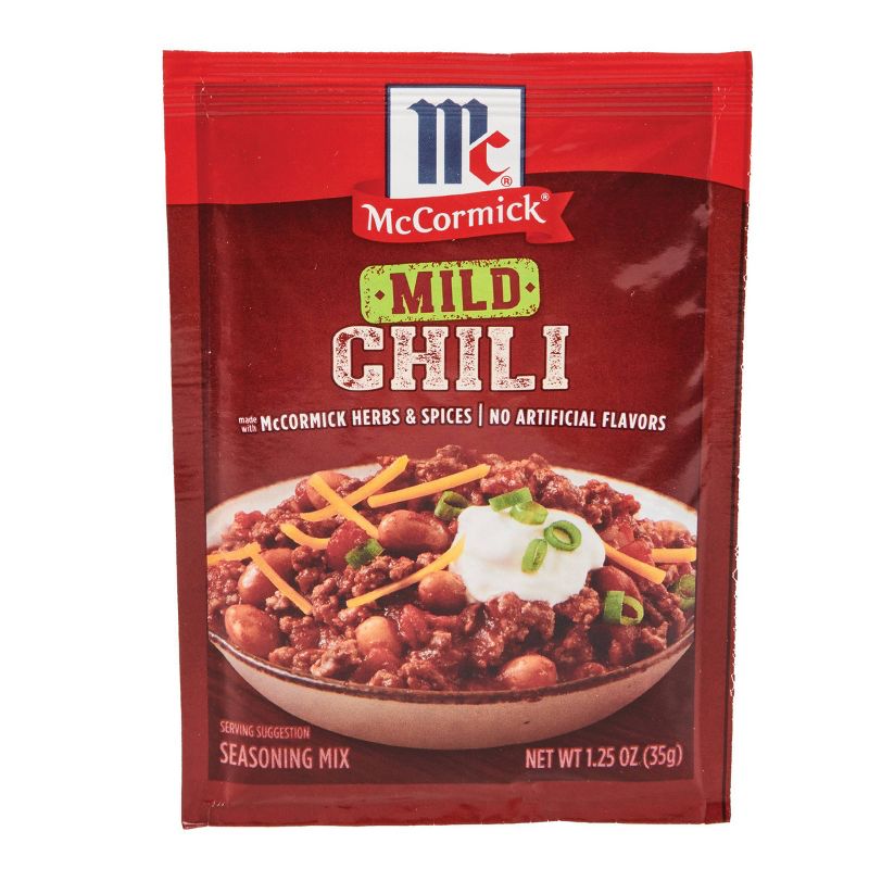 McCormick Mild Chili Seasoning Mix - 1.25oz, 1 of 11