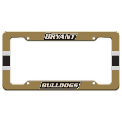Bryant University Stripe License Plate Tag Frame