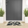 Nadja Modern Abstract Shapes 1 Welcome Mat - society6 - image 2 of 3