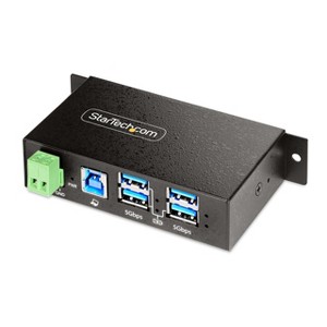 StarTech.com Managed 4-Port USB Hub with Heavy Duty Metal Housing 5G4AINDRMUSBAHUB - 1 of 4