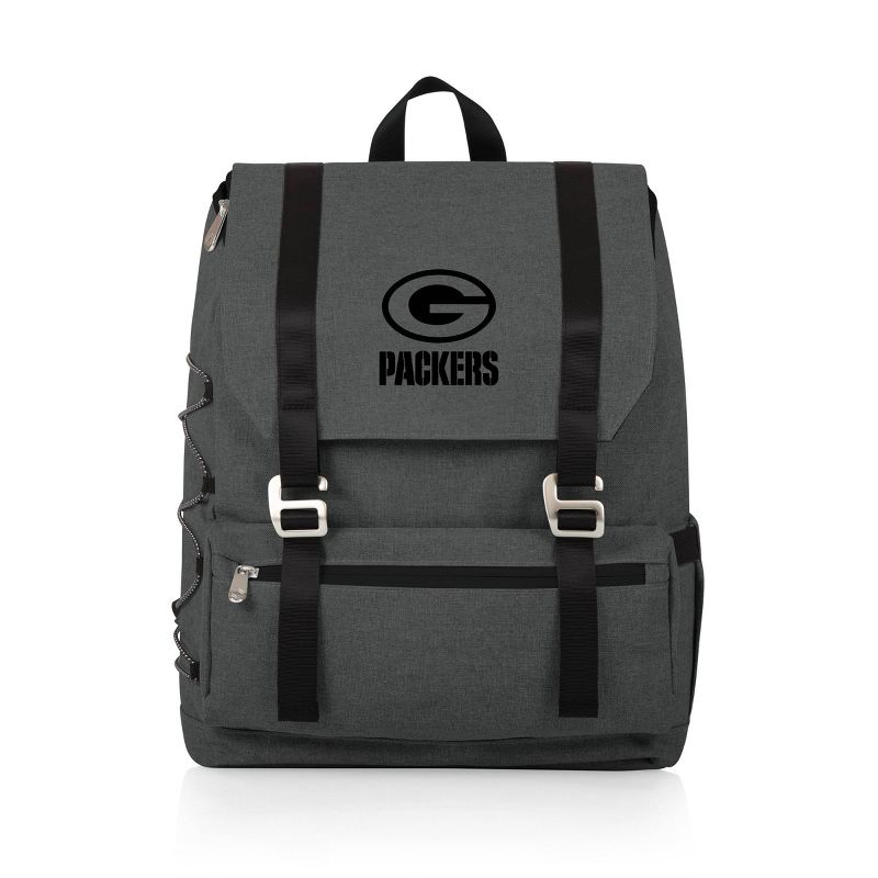 NFL Green Bay Packers On The Go Traverse Cooler Backpack - Heathered Gray, 1 of 6