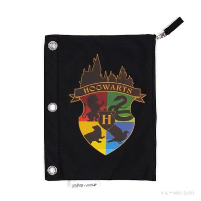 Yoobi Harry Potter Single Zip Binder Case Black House Pride