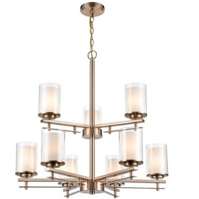 Millennium Lighting Huderson 9 - Light Chandelier in  Modern Gold