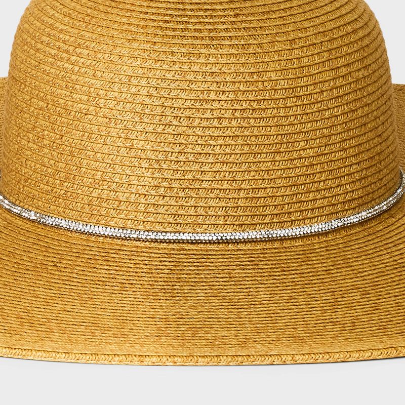 Straw Embellished Floppy Hat - A New Day™, 5 of 6
