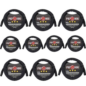 Pig Hog He Unit Seres Mic Cables 10ft. - 10 pack - 1 of 4