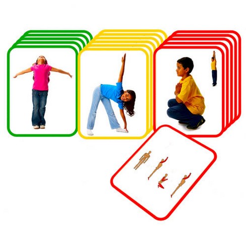Bundle- Three sets of Kids Yoga Pose Cards (128 poses!) : Kumarah