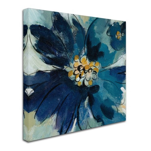 Trademark Fine Art -silvia Vassileva 'inky Floral Iii' Canvas Art : Target