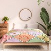 Deny Designs 3pc King The Space House Bows On Colorful Patchwork Comforter and Sham Set - 3 of 4