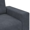 vidaXL 3-Seater Sofa Black 180 cm Velvet - 4 of 4