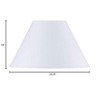 Cal Lighting SH-1173 11-Inch Side Hardback Fabric Shade, Round, See Image - 2 of 2