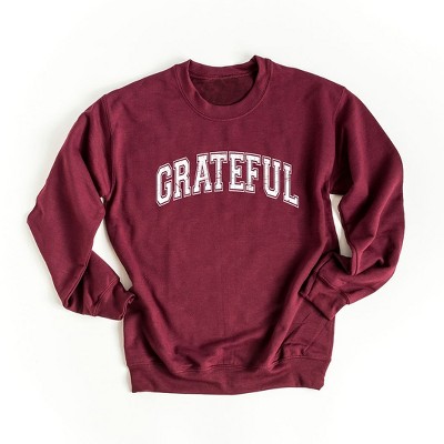 Simply Sage Market Women's Graphic Sweatshirt Grateful Varsity