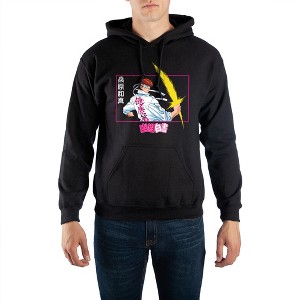 Yu Yu Hakusho Anime Mens Black Graphic Hoodie - 1 of 1