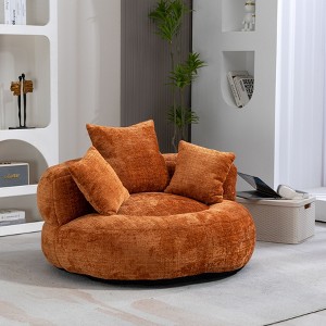 CAVINAS Bean Bag Chair Lazy Sofa Comfort Lounger with High Back Floor Chair with 3 Pillows for Adults and Kids - 1 of 4