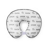 Bacati - 3 pc Love Aztec Print Gray Hugster Feeding & Infant Support Nursing Pillow - 3 of 4