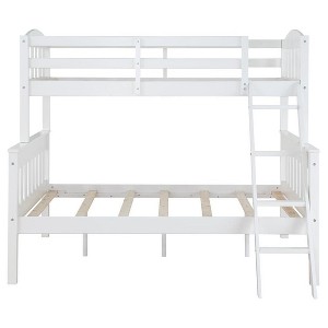 Tate Twin Over Full Bunk Bed White - Dorel Living