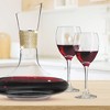 Berkware Luxurious Wide Base Wine Decanter with Brilliant Rhinestone Collar - 2 of 4