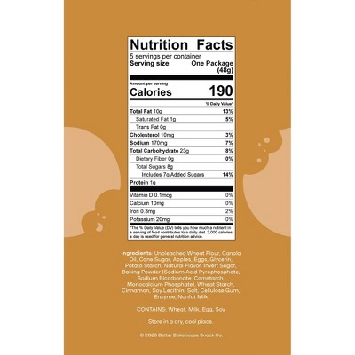 Bakeful Muffinful Apple Cider Mini Muffins - 8.5oz