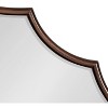 Kate and Laurel Leanna Scalloped Oval Wall Mirror, 20x42, Bronze - 2 of 4