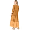 Woman Within Plus Size Colorblock Tiered Dress - 3 of 4