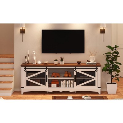 Modern Farmhouse TV Stand for up to 75 Inch TVs