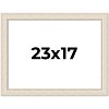 PosterPalooza | Weathered White Picture Frame - UV Acrylic, Backing Board, Hanging Hardware Included - 2 of 4