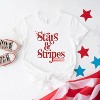 Simply Sage Market Women's Stars And Stripes Retro Short Sleeve Graphic Tee - 2 of 2