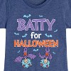 Girls' - Dr. Seuss - Batty For Halloween Thing 1 and Thing 2 Fitted Short Sleeve Graphic T-Shirt - 2 of 4