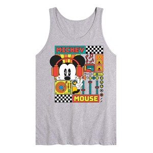 Men's - Disney - Mickey Mouse Rhythm Waves Graphic Tank Top - 1 of 2