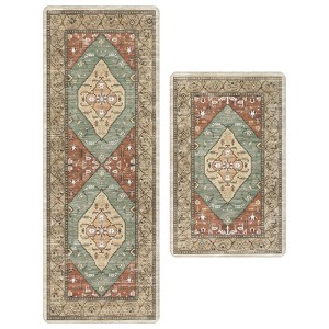 BAGOKIE Anti Fatigue Kitchen Mat Set of 2 - 1 of 4