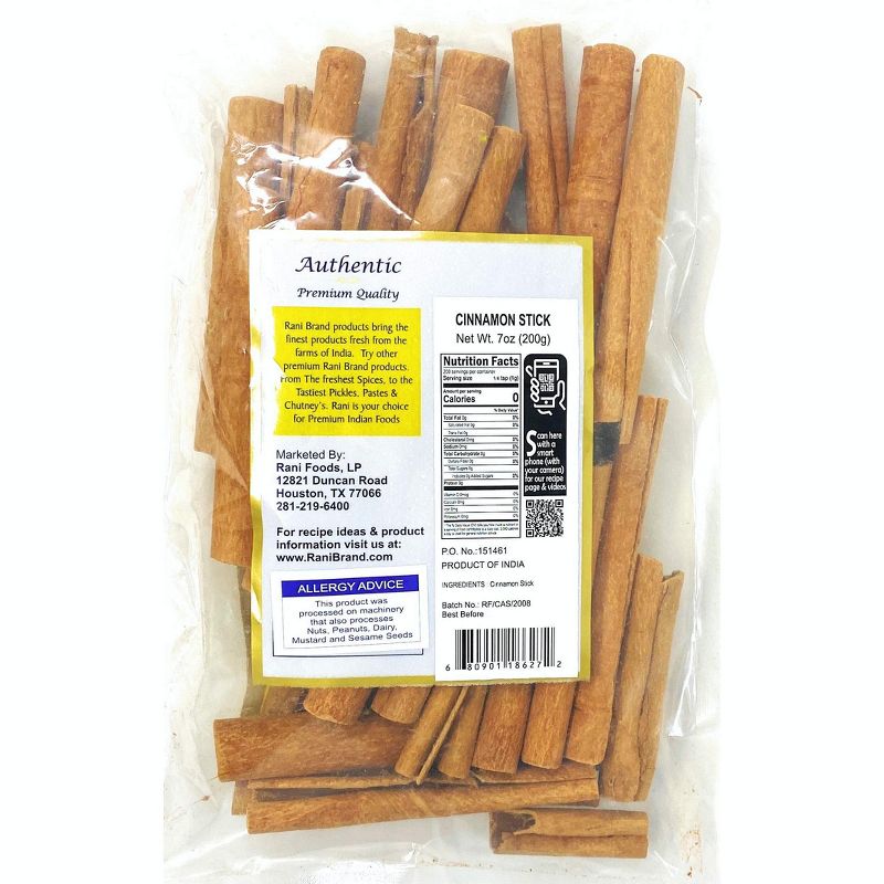 Rani Brand Authentic Indian Foods | Cinnamon Sticks 11-13 Sticks 3 Inches in Length, 4 of 6