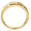 Pompeii3 1/5ct Mens Diamond Ring 10K Yellow Gold - 3 of 4
