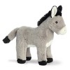 Aurora Small Donkey Eco Nation Eco-Friendly Stuffed Animal Gray 8.5" - 3 of 4