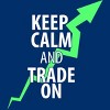 Men's Design By Humans Keep Calm And Trade On By MadderTees Tank Top - 2 of 2