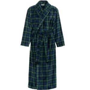 ADR Men's Ultra Plush Fleece Robe, Big and Tall Bathrobe - 1 of 4