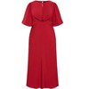 Women's Plus Size Ines Puff Dress - red cherry | CITY CHIC - 4 of 4
