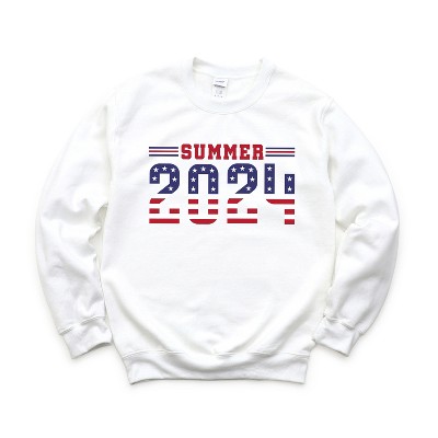 Simply Sage Market Women's Graphic Sweatshirt Stars and Stripes Summer 2024