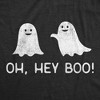 Mens Oh Hey Boo T Shirt Funny Halloween Party Ghost Relationship Tee For Guys - Crazy Dog Men's T Shirt - 2 of 4