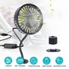 iMountek"360º Rotatable USB Car Cooling Fan with 3 Speeds for Dashboard, Backseat, and Window Clip"Black - 2 of 4