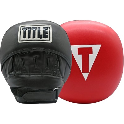 Title Boxing Gel Palm Training Pads - Black/red : Target