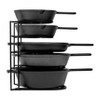 Cuisinel Heavy Duty Steel Construction Extra Large 5 Pan and Pot Organizer 5 Tier Rack, 12.2 inch, Black - image 2 of 4