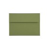 LUX 5 1/4"x7 1/4" 70lbs. A7 Invitation Env W/Peel & Press Avocado Green EX4880-27-50 - 2 of 4