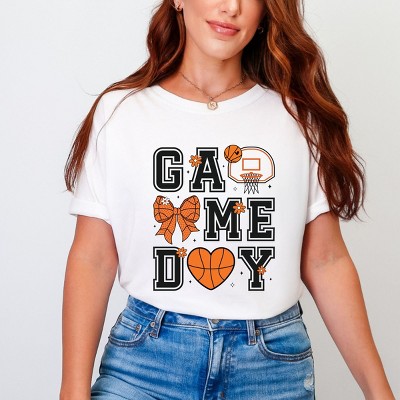 Simply Sage Market Basketball Game Day Coquette Garment Dyed Tee