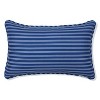 Lake Life Oars Accent Pillow Blue - Pillow Perfect: UV & Weather-Resistant, Nautical Lumbar - 3 of 4