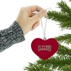 Loyola Marymount University Primary Logo Heart Love Wood Christmas Tree Holiday Ornament - 3 of 3
