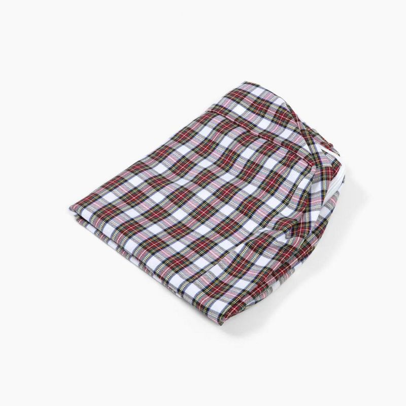 Midlee Christmas Plaid Dog Bed Cover, 1 of 9