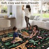 Fulvari Rug,Washable Animal Living Room Rug with Non Slip Design,Soft Low Pile Large Carpet for Bedroom,Dining Room, Farmhouse, Playroom - 4 of 4