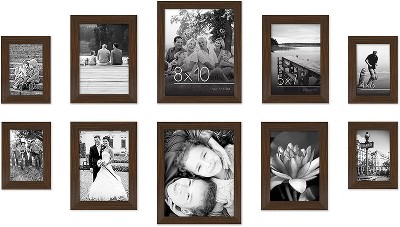 Americanflat Set Of 10 Picture Frames - Gallery Wall 8x10, 5x7, 4x6 White  Frames : Target