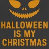 Rerun Island Women Halloween Is My Christmas Grin Short Sleeve Graphic Cotton Retro Vintage Ranger Baby Tee - 2 of 4